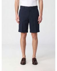 Valentino Garavani - Cotton Chino Shorts With Mid-Rise Waist And Cuffed Hems - Lyst