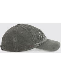 Golden Goose - Denim Baseball Cap With Studs And Embroidered Logo - Lyst