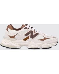 New Balance - 9060 Suede And Mesh Sneakers With Abzorb Midsole - Lyst