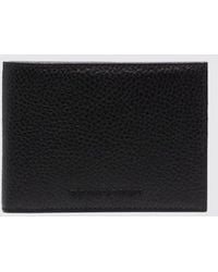 Emporio Armani - Tumbled Leather Wallet - Lyst