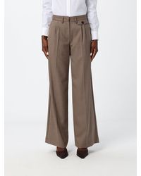 Mar De Margaritas - Prince Of Wales High-Waisted Palazzo Trousers - Lyst