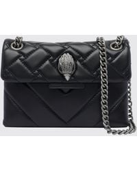 Kurt Geiger - Kensington Matelassé Leather Mini Bag With Chain Strap - Lyst