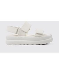 Camper - Pelotas Flota Up Grained Leather Sandals - Lyst
