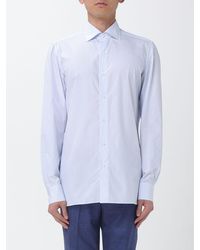 Luigi Borrelli Napoli - Classic Striped Cotton Shirt - Lyst