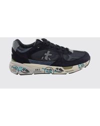 Premiata - Mase Suede And Mesh Sneakers - Lyst