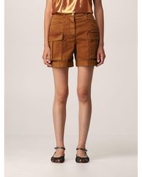 Pinko - Cotton Shorts With Kargo Pockets - Lyst
