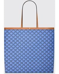 Celine - Triomphe Fabric Tote Bag With Logo - Lyst