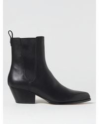 Michael Kors - Michael Kinlee Leather Ankle Boots With Monogram - Lyst