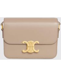 Celine - Bolso Teen Triomphe De Piel De Becerro Brillante - Lyst
