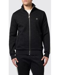Philipp Plein - Kapuzenpullover Mit Reißverschluss Und Logo Aus Baumwollmischung - Lyst