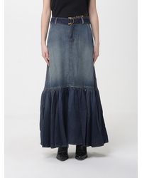 Pinko - Denim Skirt - Lyst
