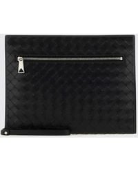 Bottega Veneta - Intrecciato Calfskin Leather Document Holder - Lyst