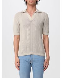 Corneliani - Cotton Knit Polo Shirt - Lyst