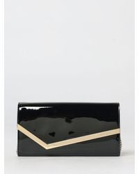 Jimmy Choo - Emmie Patent Leather Clutch - Lyst