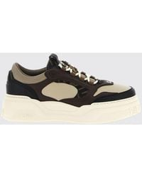 Fendi - Force Leather Sneakers - Lyst