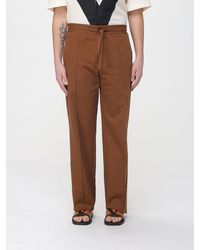 Valentino - Gabardine Drawstring Trousers - Lyst