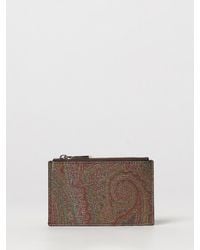 Etro - Arnica Zipped Card Holder - Lyst