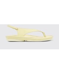 Camper - Right Isla Leather Flip-Flop Sandals - Lyst