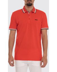 BOSS - Basic Baumwoll-Polohemd - Lyst
