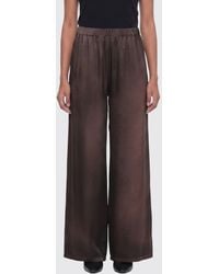 Avant Toi - High-Waisted Stretch-Silk Palazzo Trousers - Lyst