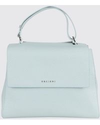 Orciani - Sveva Soft Medium Hammered Leather Bag - Lyst