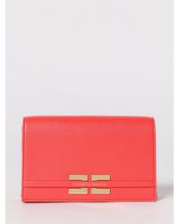 Elisabetta Franchi - Grained Faux Leather Bag - Lyst