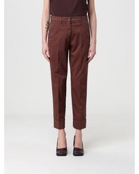 Mason's - Stretch Cotton Cropped Fit Trousers - Lyst