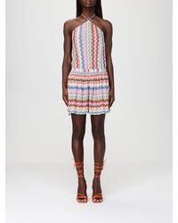 Missoni - Lurex Viscose Zig-Zag Pattern Shorts - Lyst