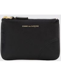 COMME DES GARÇONS PLAY - Comme Des Gar&Ccedil	Ons Play Zipped Smooth Calfskin Leather Wallet With Logo - Lyst