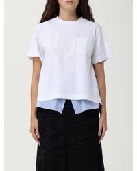 Sacai - T-Shirt Femme - Lyst