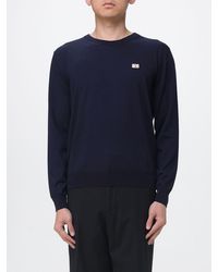 Valentino - Wool Crew Neck Sweater With Logo - Lyst