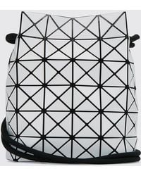 Issey Miyake - Mini Bucket Bag With Drawstring Closure And Shoulder Strap - Lyst