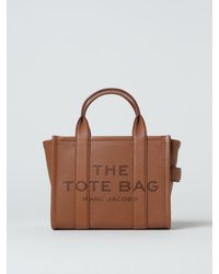 Marc Jacobs - The Small Tote Bag Aus Genarbtem Leder - Lyst