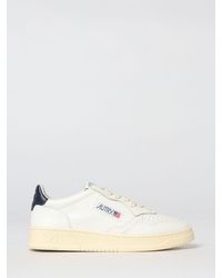 Autry - Medalist Low Top Sneakers Aus Zweifarbigem Leder Und Wildleder - Lyst