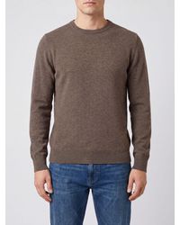 Ballantyne - Long-Sleeved Ribbed Crewneck Jumper - Lyst