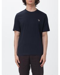 Paul Smith - Crew Neck Cotton T-Shirt - Lyst