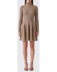 Magda Butrym - Ribbed 100% Cashmere Polo Neck Mini Dress - Lyst