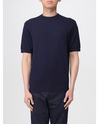 Kangra - Cotton Crew Neck Pullover - Lyst