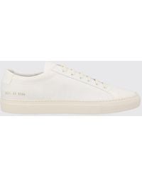 Common Projects - Achilles Two-Tone Smooth Leather Low-Top Sneakers - Lyst