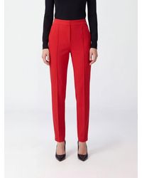 Elisabetta Franchi - High-Waisted Skinny Trousers - Lyst