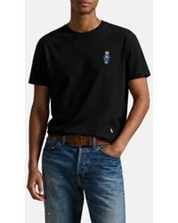 Polo Ralph Lauren - Cotton T-Shirt With Teddy Bear Print - Lyst