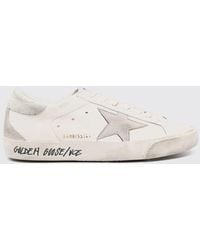 Golden Goose - Low-Top Leather And Suede Sneakers With Distressed Design - Lyst