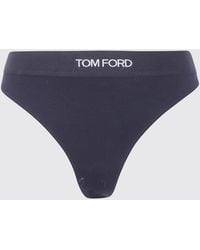 Tom Ford - String En Modal Stretch Avec Bande Élastique Logotée Contrastante - Lyst