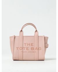 Marc Jacobs - Borsa The Small Tote Bag in pelle a grana - Lyst