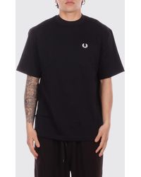 Fred Perry - Cotton T-Shirt With Logo - Lyst
