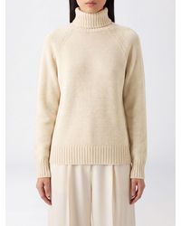 Drumohr - Lambswool Turtleneck Jumper With Dropped Shoulders - Lyst