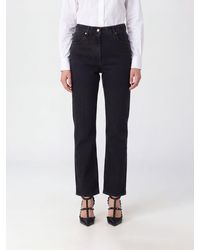 Valentino Garavani - High-Waisted Straight Jeans - Lyst
