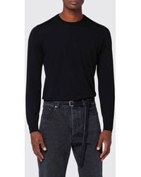 Drumohr - Long-Sleeved Crew-Neck Sweater With Ribbed Cuffs And Hem - Lyst