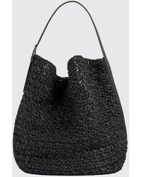 TOTEME - Crochet Raffia Bag - Lyst