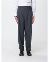 Brunello Cucinelli - Wide-Leg Wool Tailored Trousers - Lyst